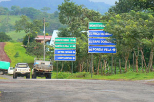 The house is located on the easter edge of central Tilaran, near the start of the road to Monteverde Cloud Forest.